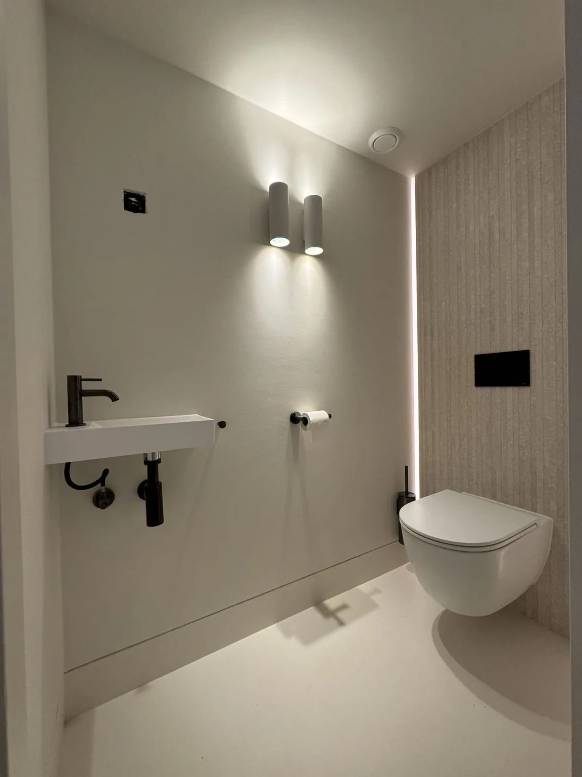 Minimalistisch toilet